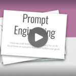 Cover image for event video showing the words "Prompt Engineering"
